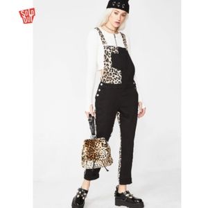 💰SOLD ON EBAY💰Fierce Leopard Print Overalls